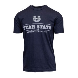 Utah State College of Veterinary Sciences Navy Short-Sleeve T-Shirt